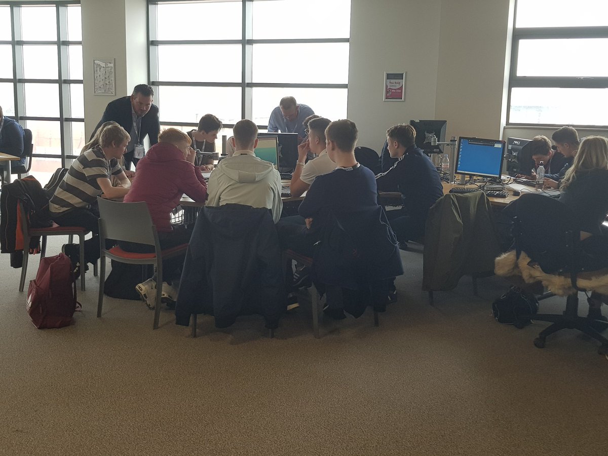 hartlepoolfe's tweet photo. .@CIOBNorthern Student Challenge 2018 well under way in our #LearningCore today good luck to @hartlepoolfe @srcinfo @NCDOfficial @mbrocollege #HCFEDayintheLife https://t.co/zGVvJph8Qt
