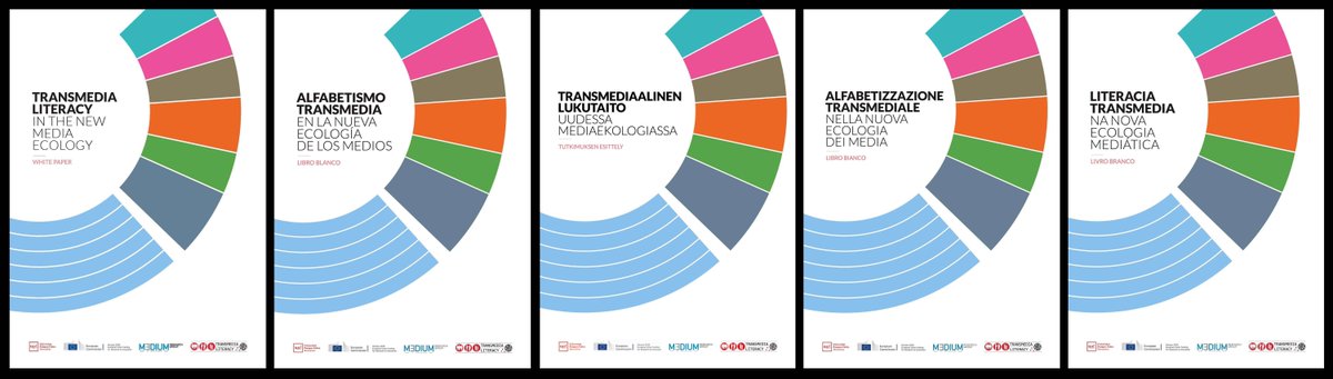 Cinco idiomas: inglés, castellano, portugués, italiano y finés. Diéciseis páginas para contar el proyecto Transmedia Literacy. Descarga gratis nuestro White Paper aquí  ("Consultar el documento"): buff.ly/2Hn3XsS #TransLiteracy2018 #medialiteracy <a href="/UPFBarcelona/">UPF Barcelona</a>