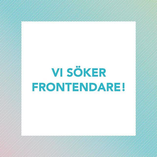 CelebrationSwe's tweet photo. Vi söker dig som är en grym frontendutvecklare med järnkoll på teknik och möjligheter inom modern gränssnittsutveckling för webben. Du ska ha mycket goda kunskaper inom webbutveckling enligt standarder och vara driven av teknikutveckling inom webben. 
Intresserad? Skicka ett… https://t.co/u9R4kgv3Ee