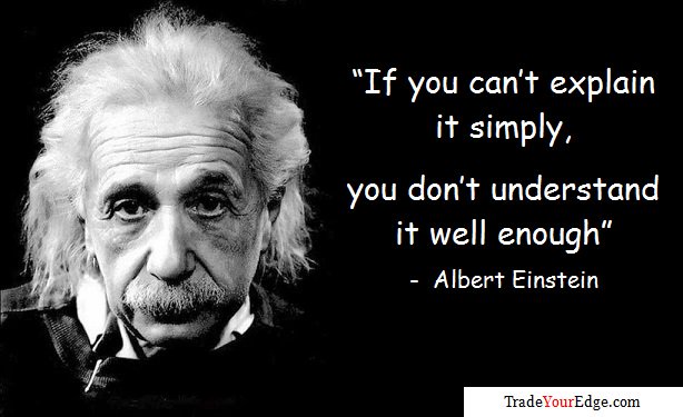 Disciplinedguy1's tweet photo. Thats well said. If you cant it explain it to a kid, its either too complicated or you just dont understand it well enough. #simple #goals #mindset #einstein #TuesdayThoughts #quotes https://t.co/T2f9ph26pL