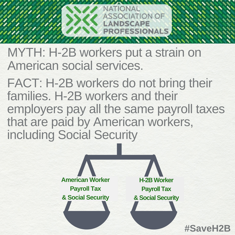 Fact #3. H-2B is NOT an immigration program, it is a seasonal workforce program. By definition, an immigrant is someone who has already, or intends 2, permanently move to another country. H-2B visas r TEMPORARY and require workers 2 return 2 their country when the season ends.