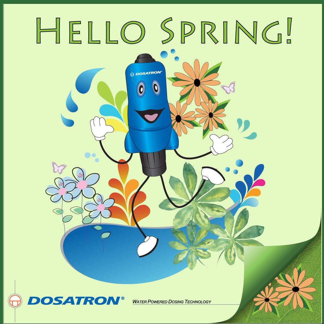 Dosatronusa's tweet photo. Happy first day of spring! It's that time of year when the birds are singing, spring cleaning happens in our homes, and beautiful plants will be back. #Dosatronusa #dosatron #spring #flowers #plants #springcleaning #dosie https://t.co/DlRuu0uHXq