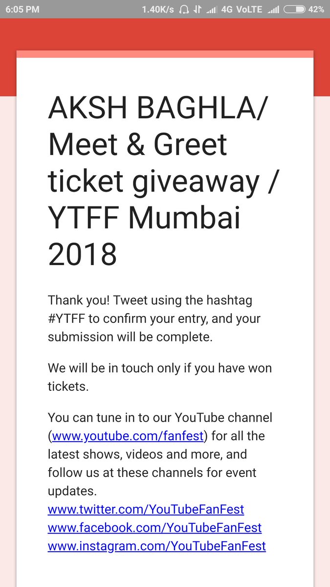 harishytech's tweet photo. @AkshBaghla #YTFFMumbai excited for meet and greet https://t.co/DiuXbd5ger