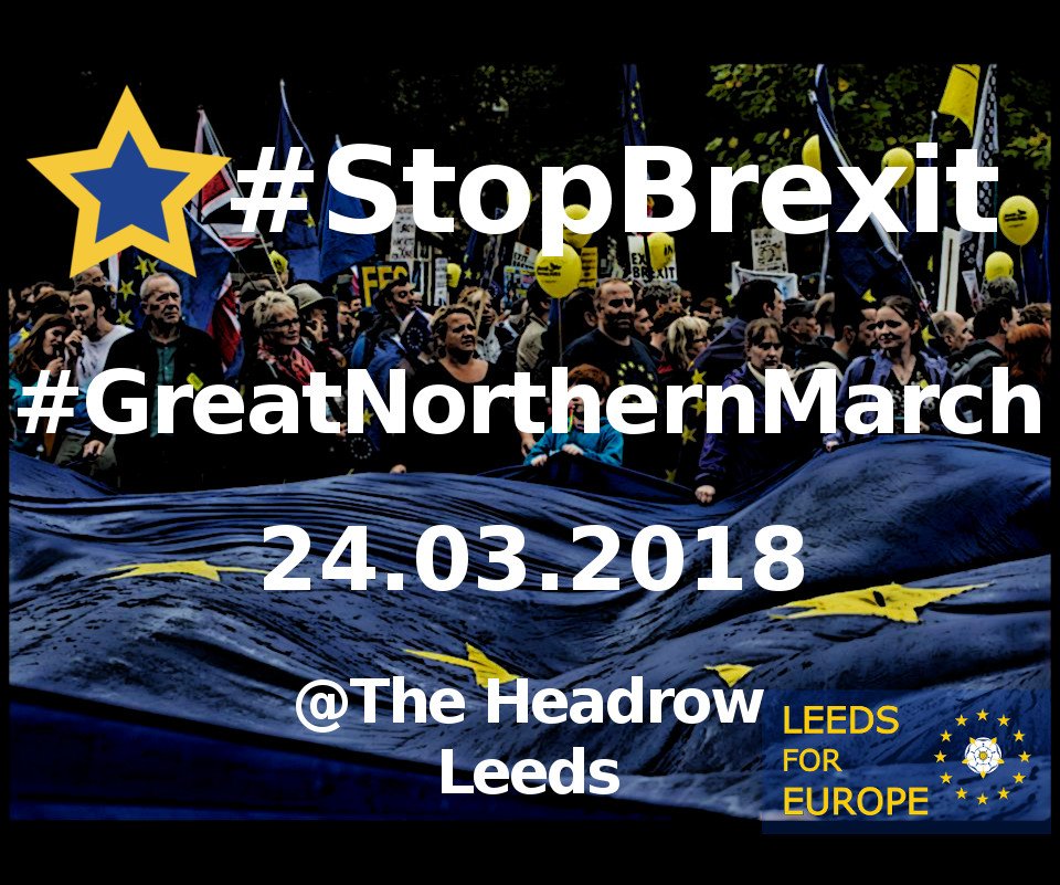 #Brexit: “It’s not too late to stop it - I think a lot of people have changed their minds since the referendum. We are campaigning on Saturday for people to have a final say.” from @MerseyFocus #GreatNorthernMarch #Leeds #StopBrexit merseyfocus.wordpress.com/2018/03/19/sto…