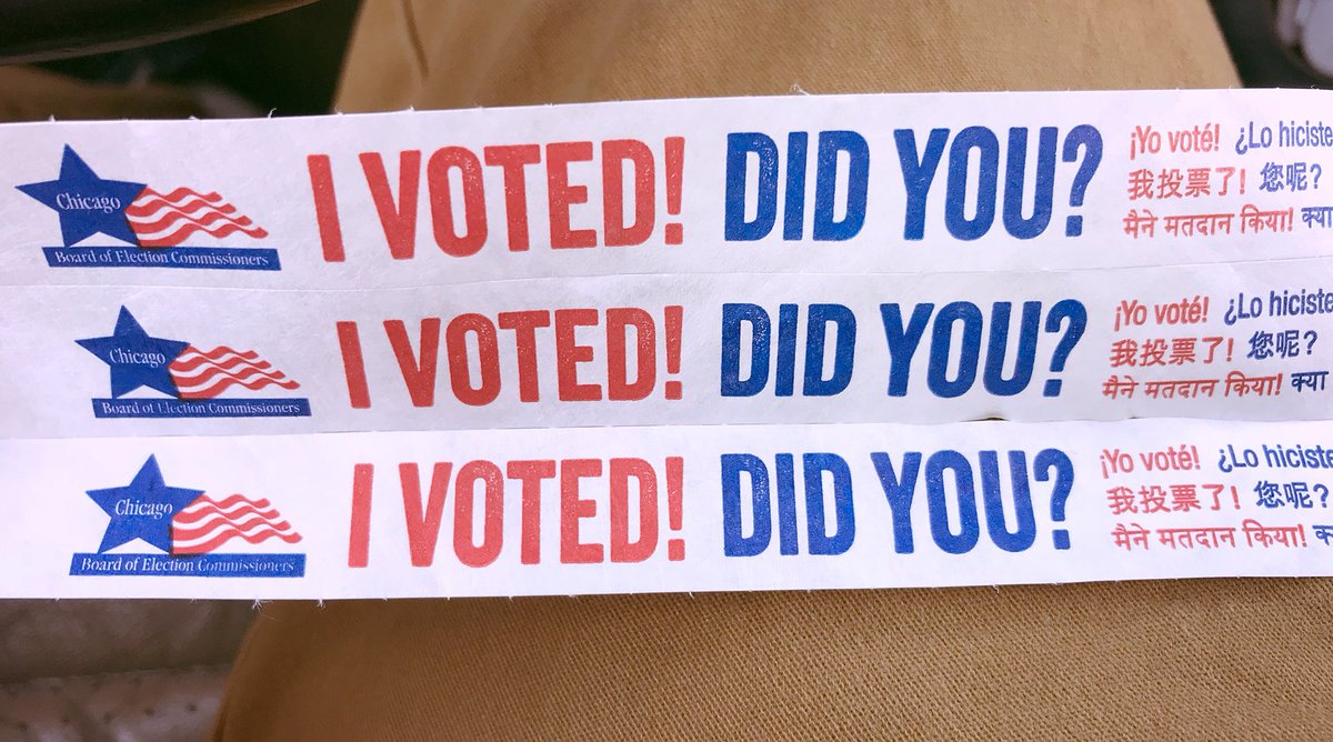 DonaldLappe's tweet photo. I voted! 🗳🗳🇺🇸🇺🇸 #vote #illinois #danielbiss #bissforillinois #bissforgovernor #chicago #bluewave2018 #democrats #takeamericaback #illinoisprimary #itstartsnow #VoteToday https://t.co/Oj0a0eQnpP