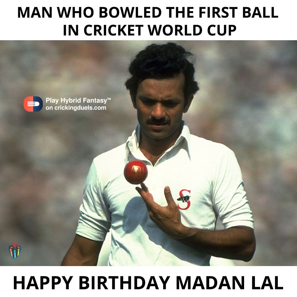 Happy birthday, Madan Lal. 