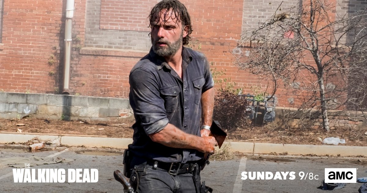 WalkingDead_AMC's tweet photo. As Rick hunts Negan, see how all hell breaks loose. #TWD https://t.co/mR3hqYR7ki https://t.co/Nc61CrPT0l