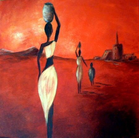 POSTEGN's tweet photo. nous faisant dos, elle reste gracieuse comme le prouve sur cette toile d’accouplement, « une mère et ses enfants » dont l’inspiration belle, bénéficie de l’entretient de son entourage. La femme reste comme une Ombre, une Lune pour émerveiller et partager l’Amour dans la vie. https://t.co/xhwJums4re