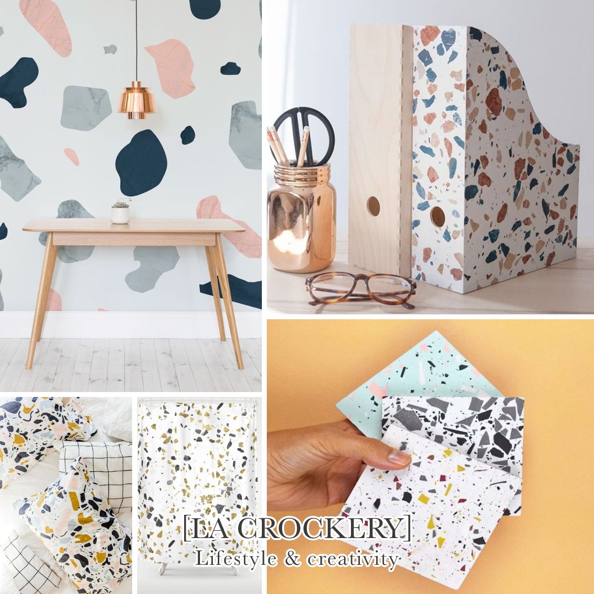 LaCrockery's tweet photo. ¡Buen día! Arrancamos el martes revisando las tendencias que se vienen, y el Terrazo es una de ellas, pero ahora llega con nuevos colores, combinaciones y distintas superficies! ¿Qué te parece?
#decotrend #homedecor #terrazo #tendencia https://t.co/RWioQ32diG
