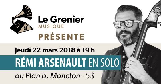 GrenierMusique's tweet photo. MONCTON : Venez découvrir #RémiArseneault, en solo au @planbmoncton ! Excellent musicien, voix exceptionnelle, membre du groupe @BackyardDevils , cet artiste de Moncton présentera son univers musical.
-------- Jeudi 22 mars 2018 à 19 h pile (7 pm) / 5 $ à la porte ------------ https://t.co/2mzmYDBADl
