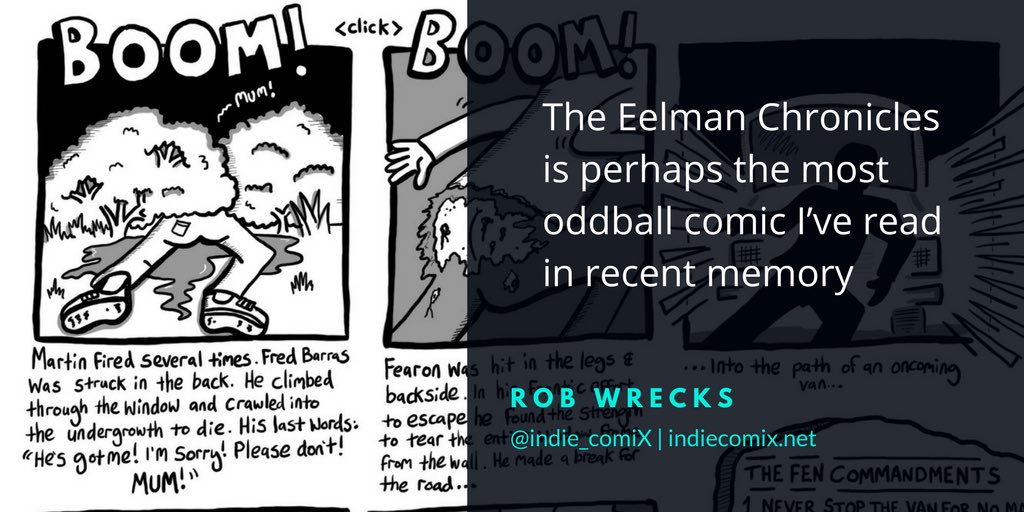 Fenbeast_Pub's tweet photo. .@Indie_ComiX called the #eelmanchronicles ‘oddball’ and a ‘Wild ride’ read their full review here : https://t.co/FMEUBbgnkZ
Download free PDF’s at https://t.co/pVIQ1mT7sw
#makecomics #indiecomics #comics https://t.co/S9zZL8mSZz