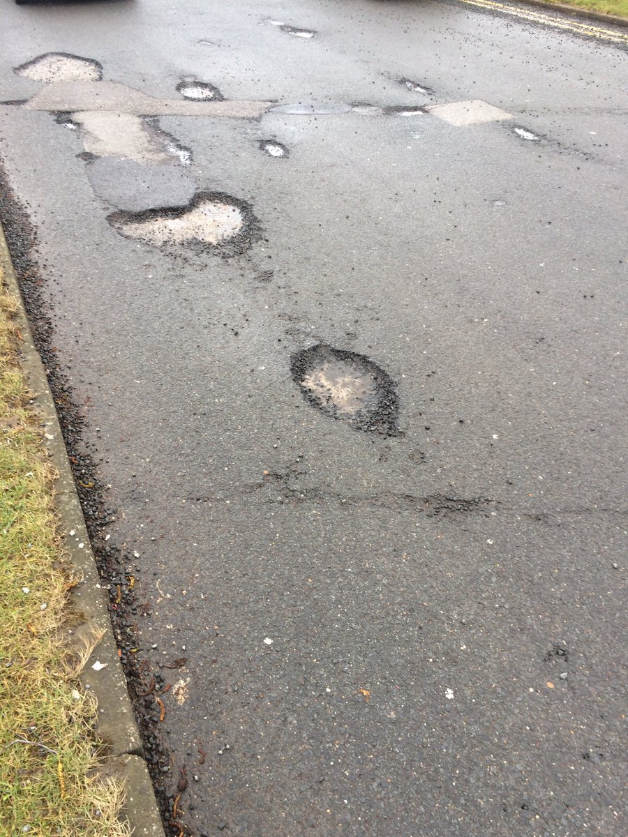Chrisitv's tweet photo. Today I’m on a pothole road trip showing the scale of this problem - I’m starting here in Hull look out on @itvnews https://t.co/InQABfZNDh
