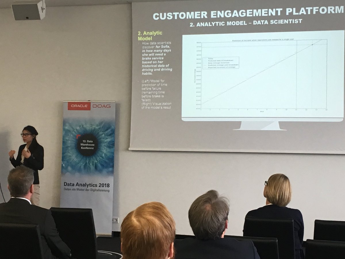 SwantjeSchulze's tweet photo. Learn from @Reply_DE how an aftersales experience can be perfect in Retail, Insurance and Automotive #DataAnalytics2018 #BringVisionToLife #proudtobeoracle https://t.co/QnW9I1NrFk