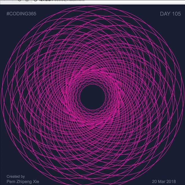 pemxie's tweet photo. 👨💻Coding365 🙌 Day-105 could be part of sound visualisation #processing #p5js #generativeart #coding #Coding365 #loop #animation #gif #creativecoding #code365 #javascript #everyday #dailyart #designcomputing #designcoding #codeart #computergraphics #… https://t.co/qjdB4ZHP9v https://t.co/H4sRSdnw02