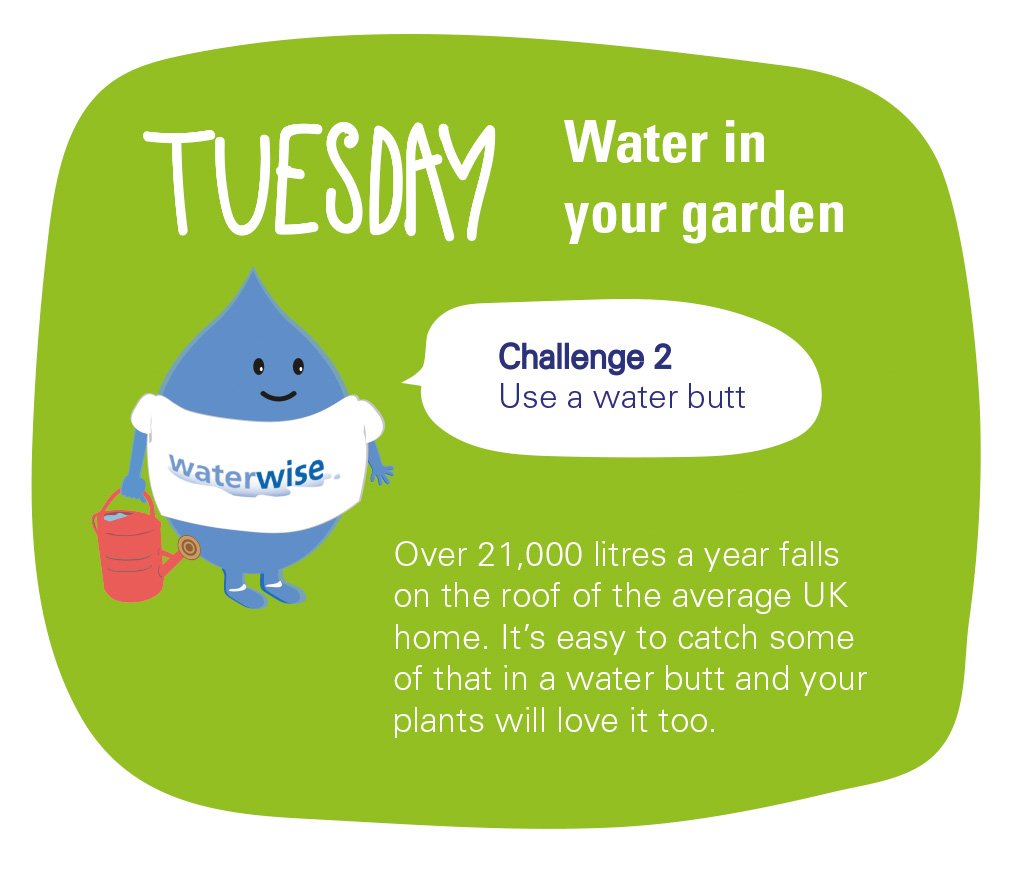 Waterwise's tweet photo. Day two of #WaterSavingWeek and we'll be talking about saving water in your #garden. Take our challenge and show us your butt to win a @Hydrao_ showerhead! Share your best photos of you saving water in the garden using #WSWPhotoComp for your chance to #win https://t.co/sXYnxbkRkd