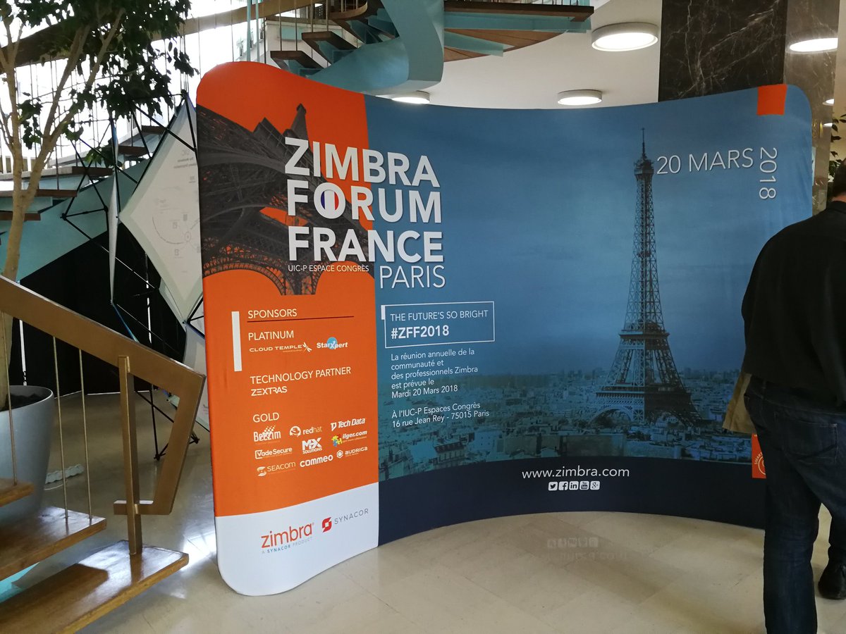 btactic's tweet photo. Nous sommes à #zff2018 une autre année @Zimbra @ZeXtras https://t.co/RqloHEmp8m