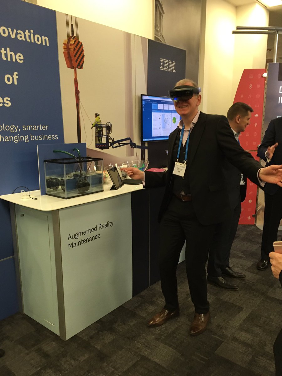 rogues63's tweet photo. Rocking Augmented Reality at the #IBM stand at the #FoUSummit https://t.co/EIsE6D63UF