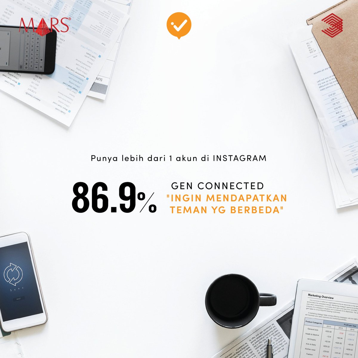 Findings dari report #GENC <a href="/indonesiadata/">datavisualization ID</a> memperlihatkan bahwa mayoritas GEN C punya lebih dr 1 akun di <a href="/instagram/">Instagram</a> karena ingin punya teman berbeda. Wah, kalo kamu jadi marketers gimana melihat data ini?