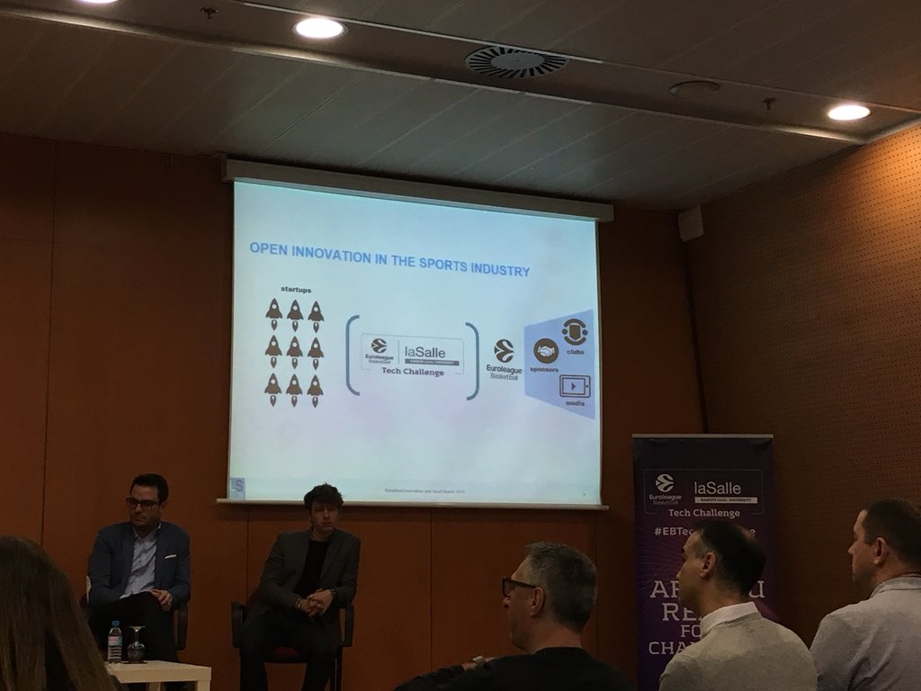 machesego's tweet photo. At #LSBreakfast as part of the #EBTechChallenge @EuroLeague @LaSalleBCN https://t.co/kxydRz7owV
