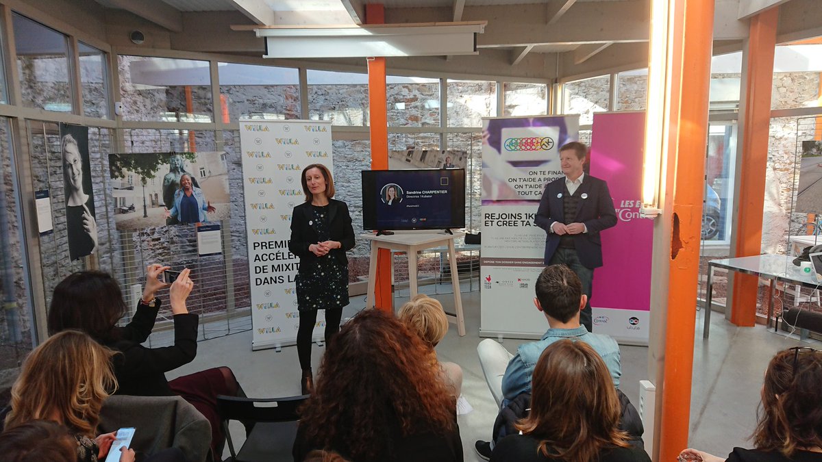 FDOuest's tweet photo. Right now @SandrineSCC @1KNantes accueille @Willa_off à l'occasion du Lancement de l'appel à projet #PossibleCamp à #nantes ! @FDOuest est ravie de soutenir cette dynamique. Vous avez 1 projet au stade de l'idéation ? Go ! #WeAreFDOuest #Empowerment https://t.co/lFPITkBkKZ