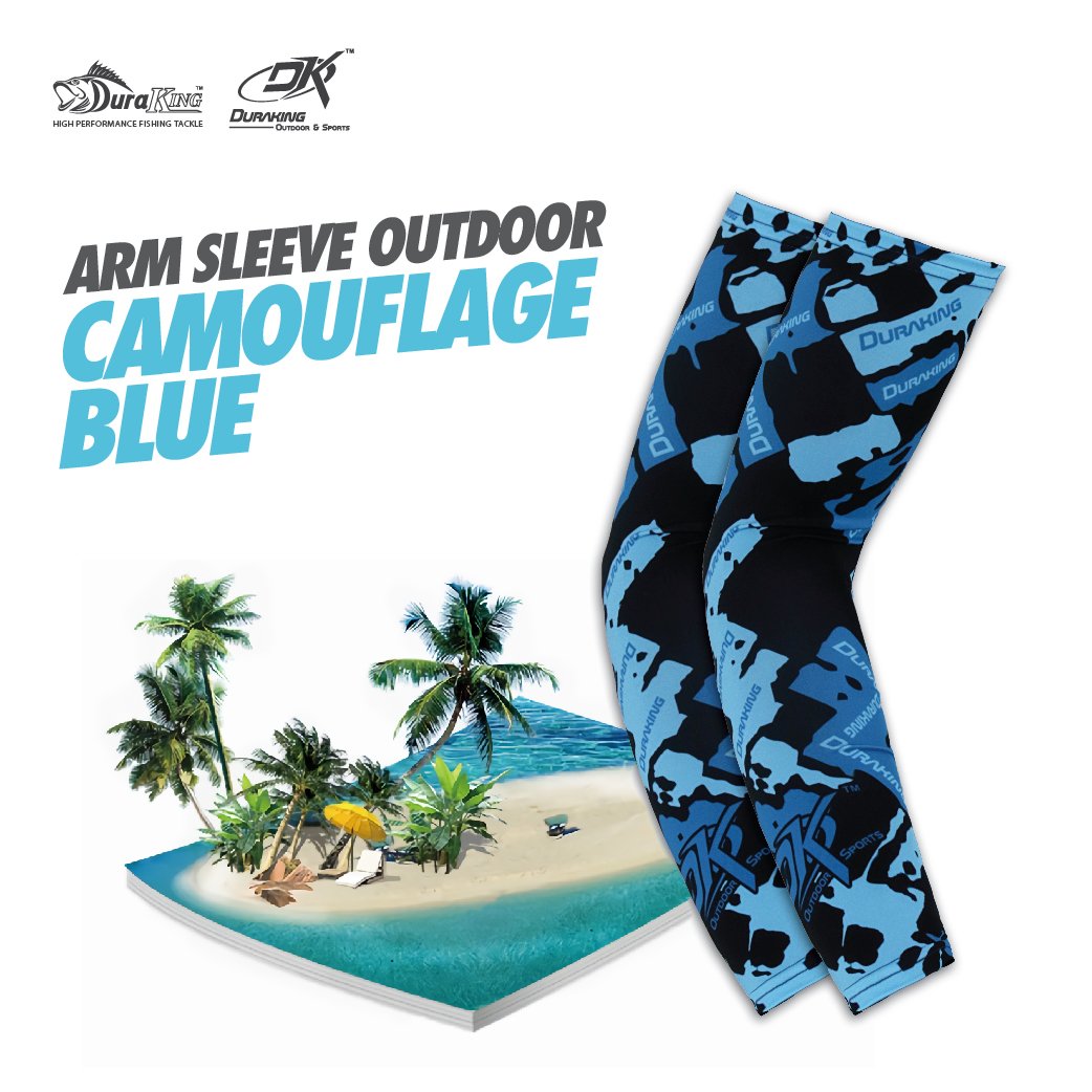 Sahabat Angler, supaya tangan kamu tidak terbakar oleh sinar matahari, kamu lebih baik pakai Arm Sleeve Outdoor Camouflage Blue ini yang juga bisa membuat penampilan kamu semakin menarik.