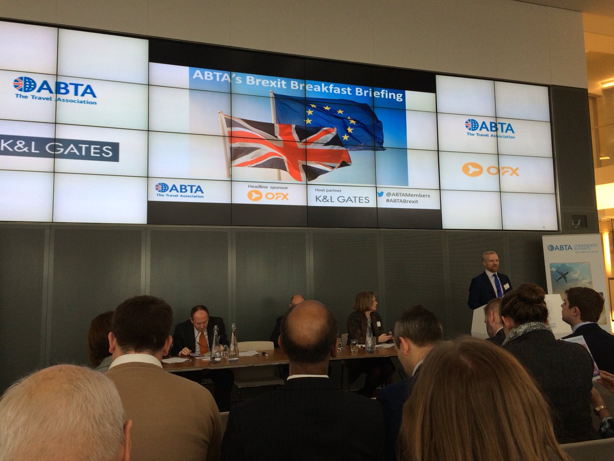 KaypeeLondon's tweet photo. What does Brexit mean for the travel industry? About to get some insight from @ABTAMembers at #AbtaBrexit briefing https://t.co/miJh5JxxbA