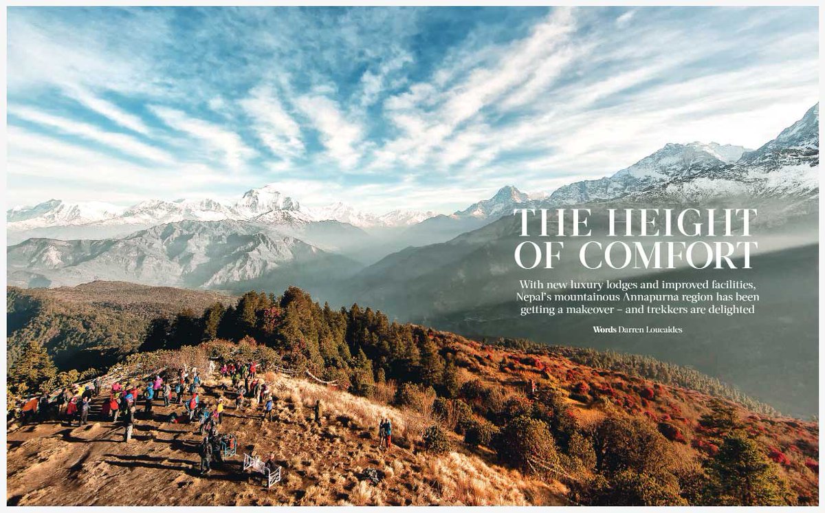 AirBuddha's tweet photo. Thank you @qatarairways for the beautiful feature of #Nepal in the March 2018 issue of Oryx! #Travel #VisitPokhara https://t.co/aZhxTbEkX9 https://t.co/EJqFjwkGQE