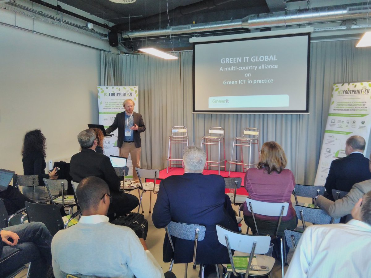 GreenITAms's tweet photo. Today's workshop on #GreenIT practices &amp; #CarbonFootprint methodologies. Joining forces on such topics is what we do with @GreenITGlobal ! https://t.co/ZmLxc7nUeQ