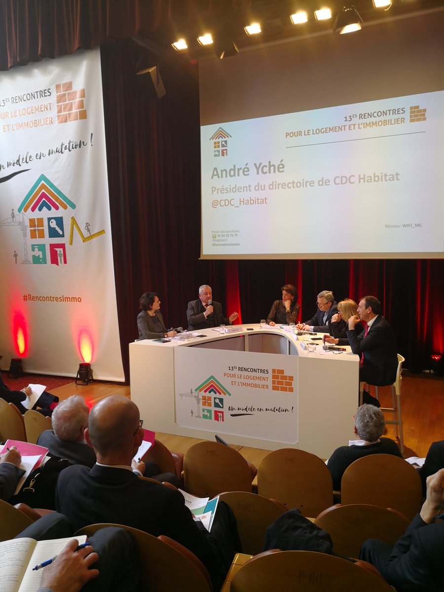 CDC_Habitat's tweet photo. Modèle financier : pour faire face au tarissement des subventions les investisseurs institutionnels joueront un rôle croissant et les financements classiques (fonds d’épargne) couvriront le haut de bilan #PHBB #RencontresImmo #AndréYché https://t.co/XT75GMWl6R