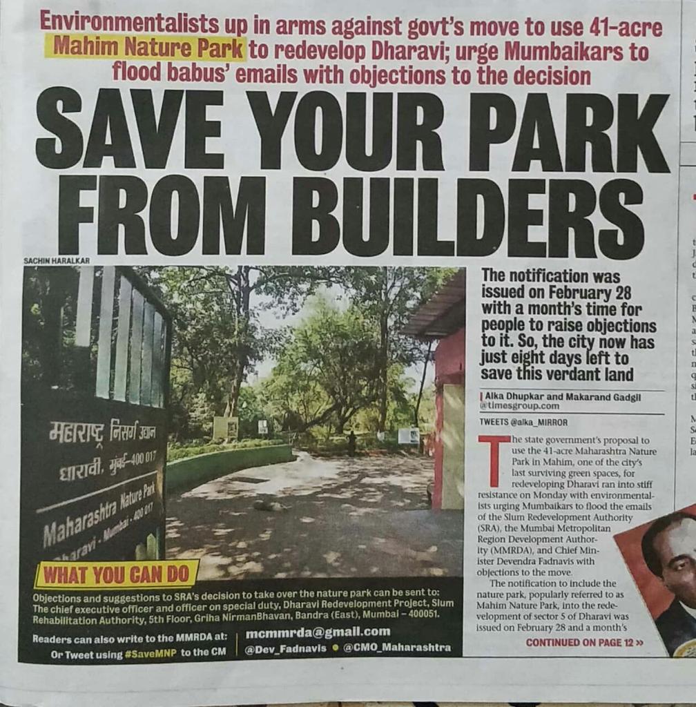 jyotirajesh20's tweet photo. Greed blinds..and completely !!
After #Aarey &amp; #Sgnp ,another notified forest #MNP on the verge of destruction.
@Dev_Fadnavis ,what's wrong with u people?Why are u out 2 destroy every bit of green in #Mumbai ?
#SaveMNP 
@alka_MIRROR @MumbaiMirror https://t.co/DbtOFf3wFz