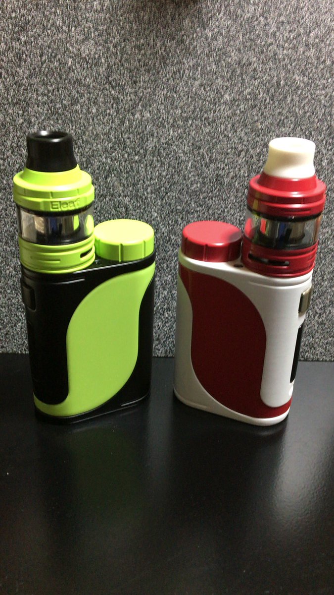jvn88's tweet image. オススメのpico25!
黒×赤はカッコいいんだけど
緑×白がなー…
てなわけで分解してチェーンジ！ #VAPE #pico25 #電子タバコ