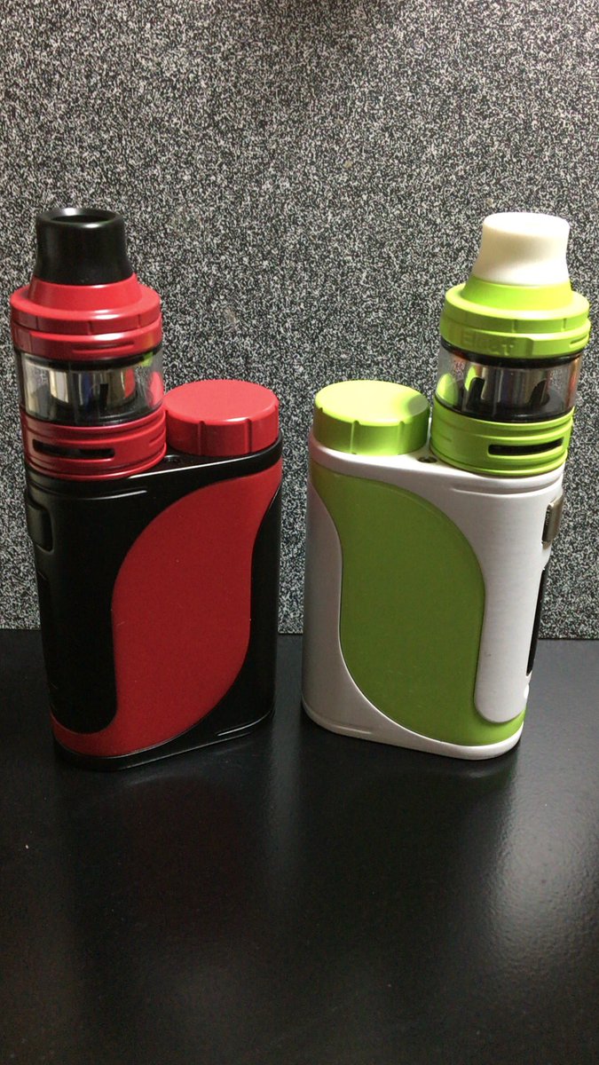 jvn88's tweet image. オススメのpico25!
黒×赤はカッコいいんだけど
緑×白がなー…
てなわけで分解してチェーンジ！ #VAPE #pico25 #電子タバコ