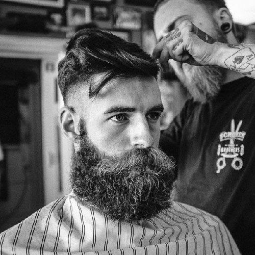 Modern Quiff w Tapered Short Beard | Uppercut Deluxe UK