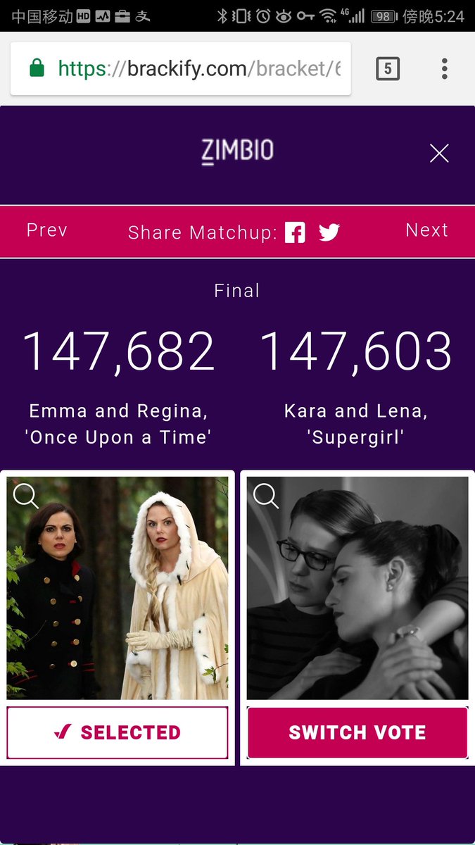 luciasamado's tweet photo. we can do this!i we can win!don't stop! keep voting!#VoteSwanQueen https://t.co/iZ6iW8eEn1