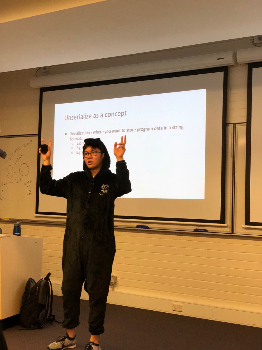 Abhijeth D (@abhijeth) on Twitter photo Wait is that a #platypus lecturing?
<a href="/seceduau/">SECedu - Cybersecurity Education Network</a> <a href="/platypuspartay/">Platypus Initiative</a> <a href="/seanyeoh/">sean</a> Wait is that a #platypus lecturing?
<a href="/seceduau/">SECedu - Cybersecurity Education Network</a> <a href="/platypuspartay/">Platypus Initiative</a> <a href="/seanyeoh/">sean</a>