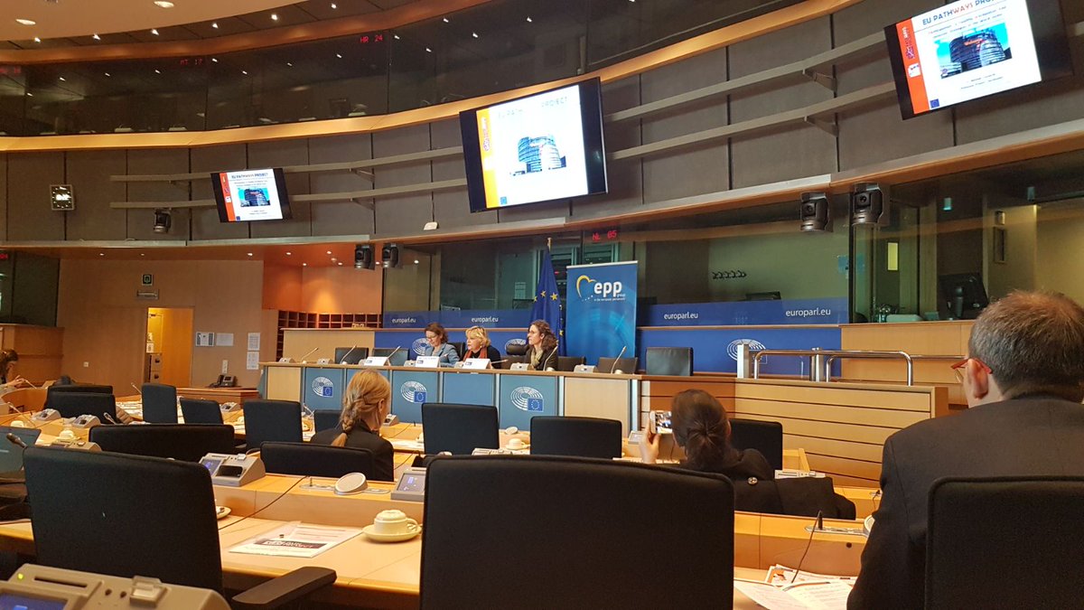 eumsplatform's tweet image. Happy to be @EUparliament today w/ MEP @stefanomaullu to talk about #employment &amp;amp; #chronicdisease for the #Pathwaysproject. Let's get to work! @Lili_Bxl