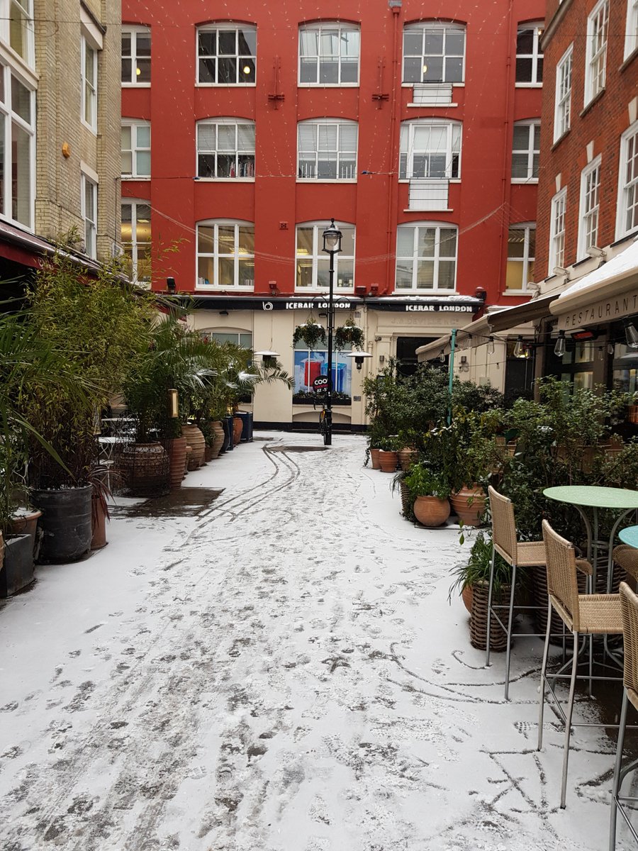 Belowzeroevents's tweet image. We enjoyed the snowy views of Heddon Street recently but we are so glad it&apos;s the first day of Spring finally.