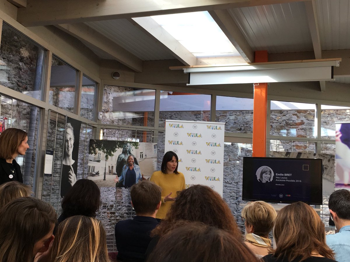 DominiqueCrochu's tweet photo. #WeAreFDOuest 👉🏼 @emilie_bret témoigne de son expérience chez @Willa_off du #PossibleCamp - Pensées @carolineramade 😍 pour ce nouveau partenariat @Willa_off et @1KNantes entre #Paris et #Nantes https://t.co/Qyv38BcQzv