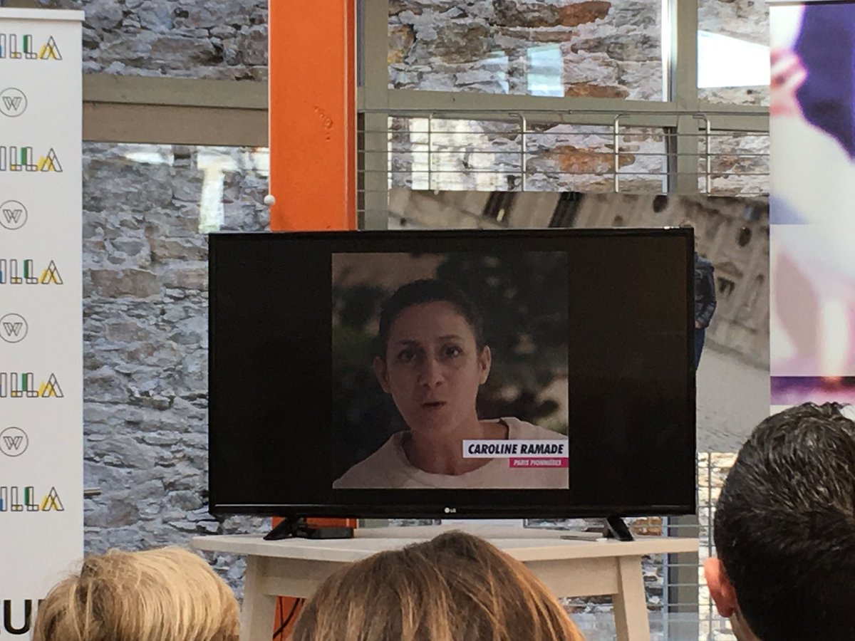 DominiqueCrochu's tweet photo. #WeAreFDOuest 👉🏼 @emilie_bret témoigne de son expérience chez @Willa_off du #PossibleCamp - Pensées @carolineramade 😍 pour ce nouveau partenariat @Willa_off et @1KNantes entre #Paris et #Nantes https://t.co/Qyv38BcQzv