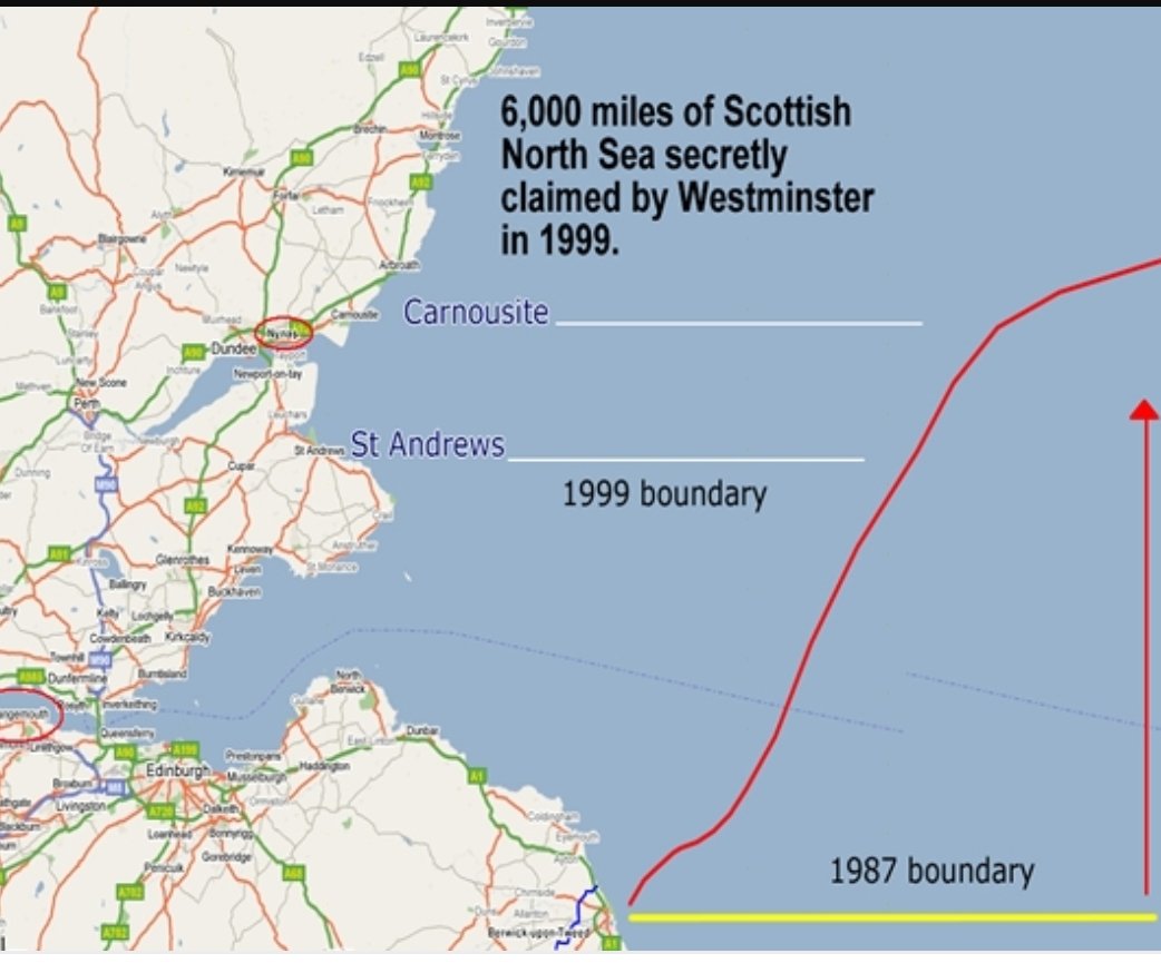 Now is a good time to remember Tony Blair moved the Scottish Maritime Border the day before Devolution.