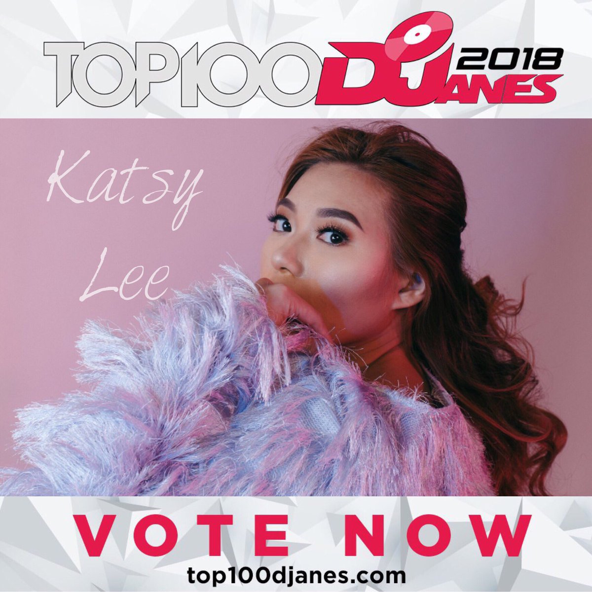 Top100Djanes's tweet photo. SHOW YOUR SUPPORT & VOTE NOW for @katsilly at https://t.co/aDb55o2IDc by #djanemag!
Wanna know more about #DJKatsyLee? Check out & follow inst@katsilly , fb@DJKatsyLee https://t.co/2e77bjV087