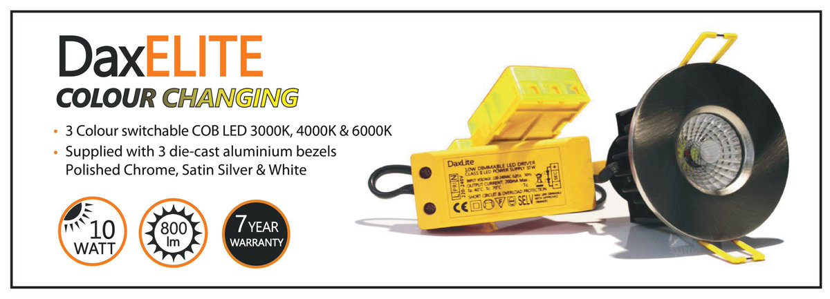 DaxLite's tweet image. Do you need to mix your LED Downlight product lines up? Another brand to bring you margins up. This is a strong entry to the 10W Switchable COB LED Dimmable IP65 market. Don't mess about. Get in on our exclusive deals and get it on the counter now!
#daxlite #DaxELITE #FRD #led