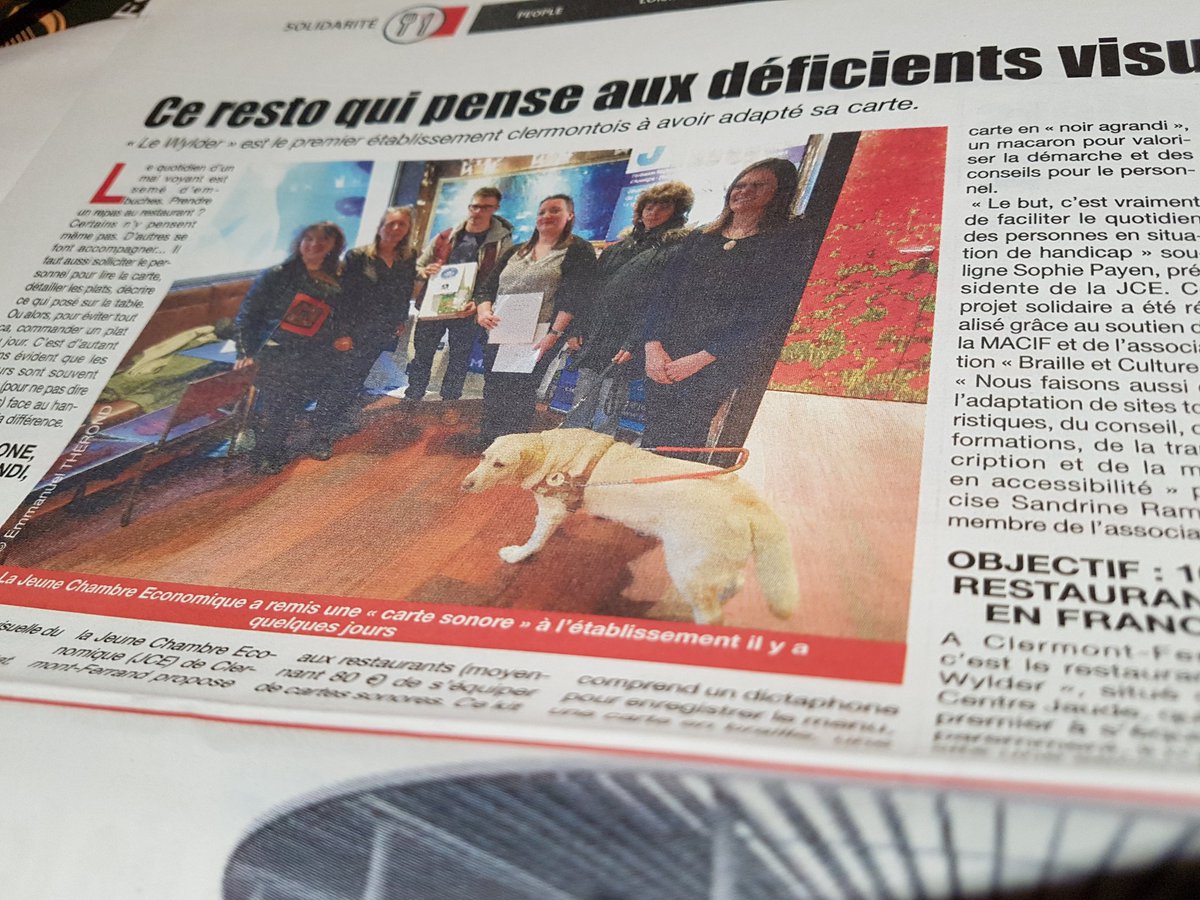 En parcourant @_INFOMAGAZINE je découvre une belle page dédiée à #CarteSonore. Félicitations <a href="/JCE_ClermontFd/">JCE Clermont-Ferrand</a> pour cet article. C'est <a href="/JCE_France/">jce_france</a> qui va être bien fier ! #Accessibilité #Inclusion