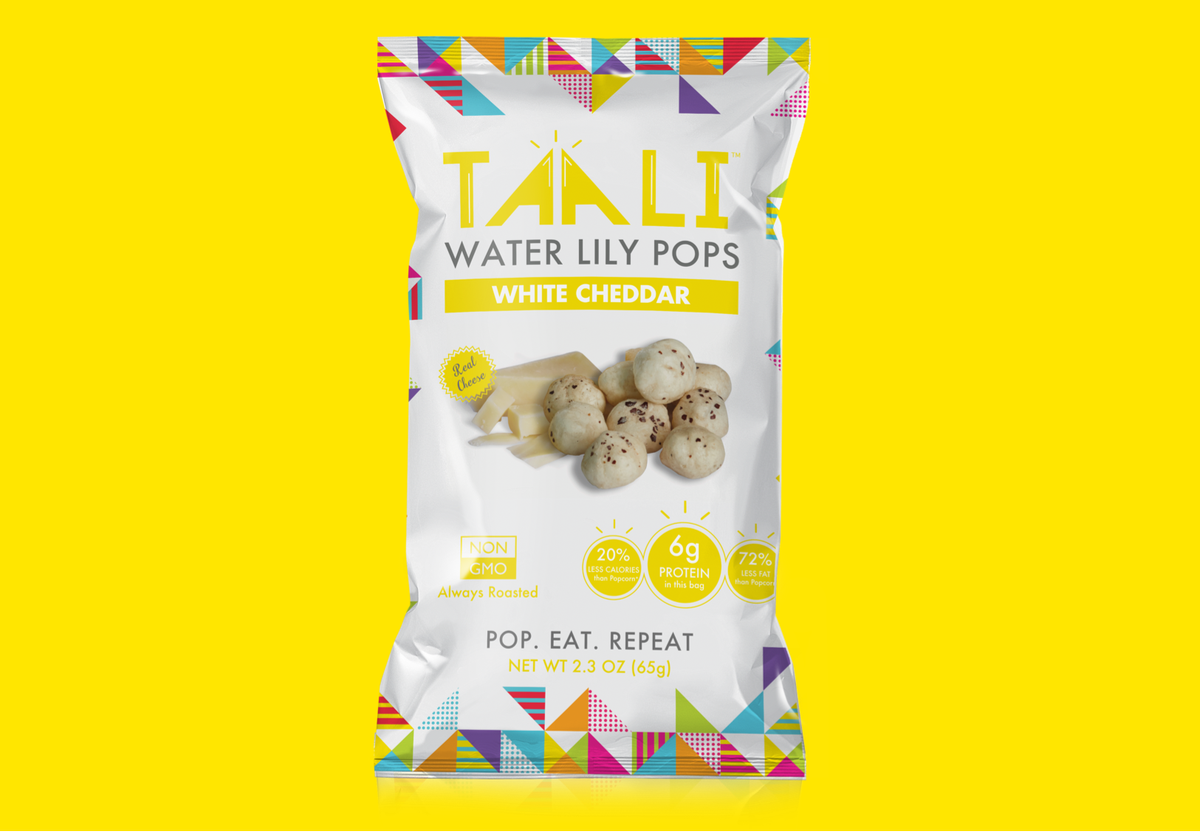 TaaliFoods's tweet photo. Say hello to WHITE CHEDDAR: Made with real cheese, but only 55 calories per cup! MAGIC #Taali #TaaliFoods #PopEatRepeat #WaterLilyPops #NonGMOProjectVerified #AlwaysRoasted #PoppedWaterLilySeeds #NoArtificialIngredients https://t.co/BeqUnsileY