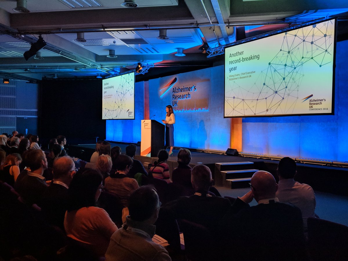AlzResearchUK's tweet image. The wonderful @HilaryAlzUK officially kicks off our biggest ever #ARUKconf, bringing together researchers from across the globe to focus our fight against dementia!