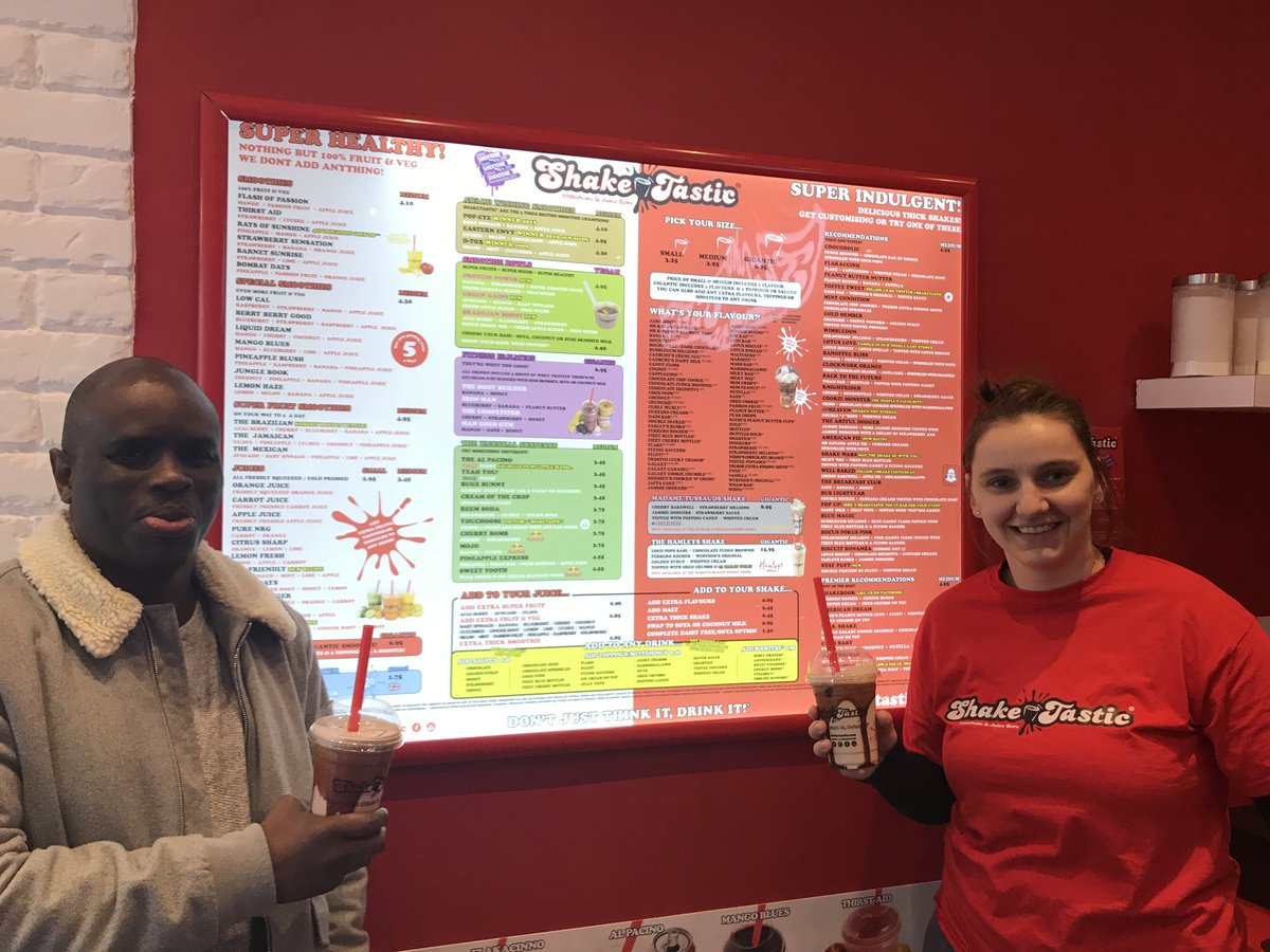 Proud to announce Odi &amp; Dana opened the first ShakeTastic UK #Franchise this weekend in Enfield and are delighted! We are looking for the right people interested in #franchising across the UK to follow the #success <a href="/BFA_UK/">The BFA</a> #franchisee <a href="/UKFranchising/">Franchise</a> <a href="/franchise_food/">Food Franchise</a> #shaketastic