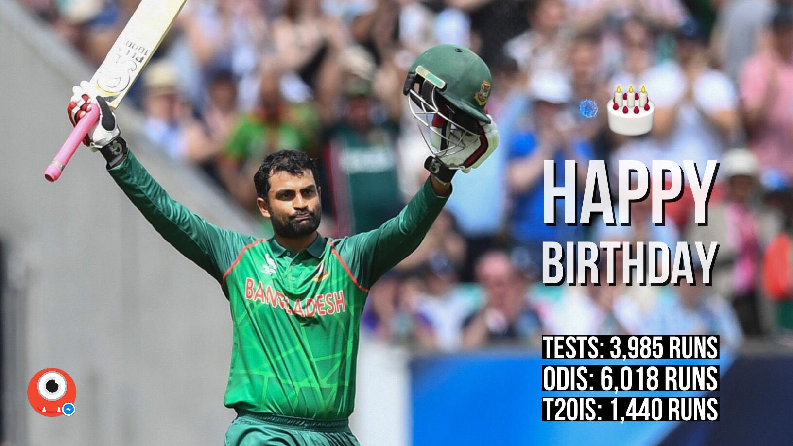 Happy Birthday Tamim Iqbal!    