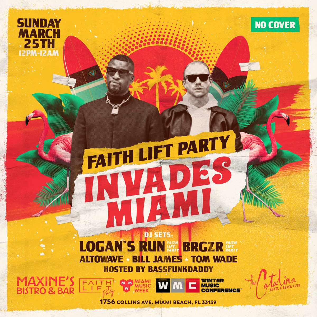 HotelCatalina's tweet photo. Jump to the thumping beats! Faith Lift Party is taking place at Maxine's Bistro &amp; Bar, Catalina Hotel &amp; Beach Club. #wmc #mmw2018 #catalinahotel #maxinessbg https://t.co/6km7Oat0Vt