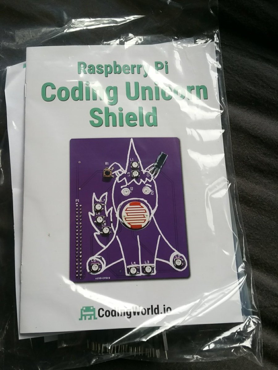 Mein @codingworld #unicorn shield ist da :)