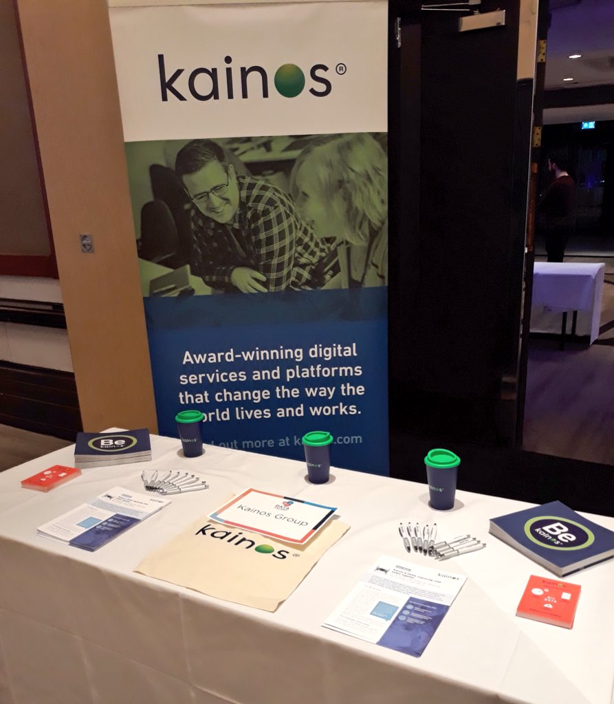 KainosSoftware's tweet image. All set up for #DataTalent! Come and talk to us about careers in data engineering and data science around the uk today